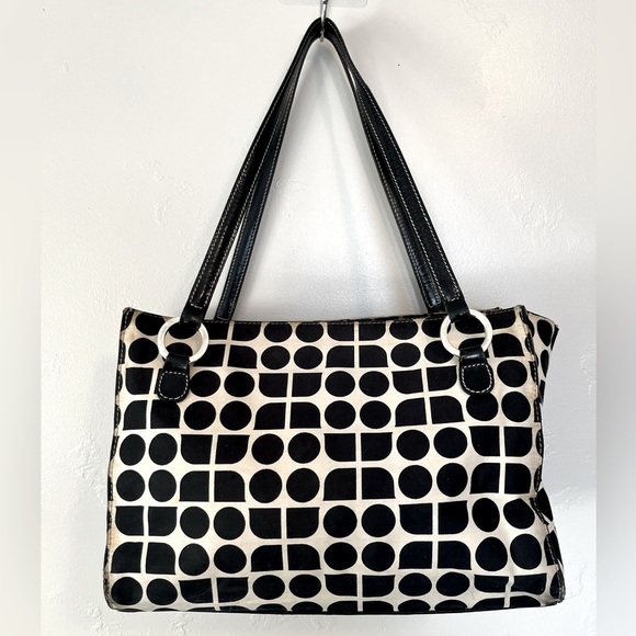 Vintage Kate Spade New York Canvas Printed Shoulder Bag - Picture 1 of 15